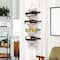 Elegant Designs 4 Bottle Vertical Wall Mounted Wine Rack